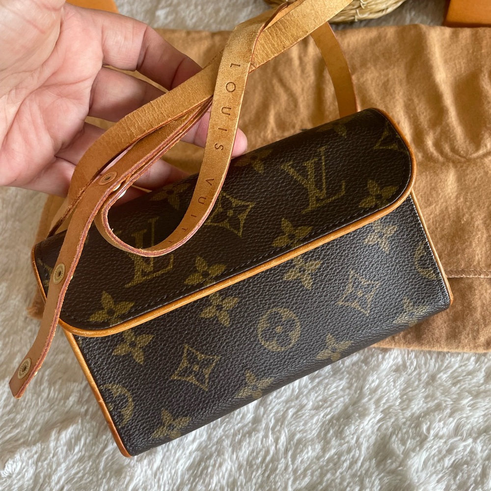 Louis Vuitton florentine Monogram Brown Crossbody Bag❤️🩵🖤💛💖 - Picture 14 of 17